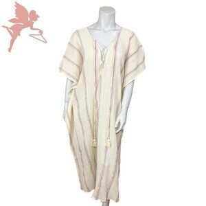 NWT Z&L Metallic Stripe Maxi Cover Up